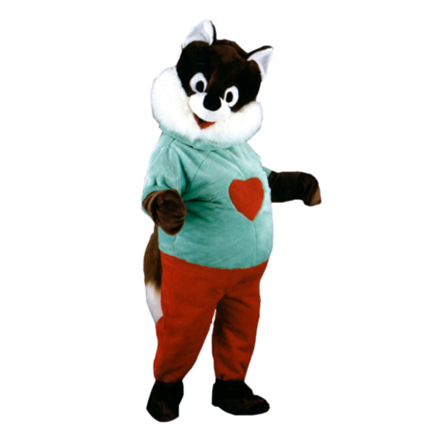 Mascotte de Chat Coeur