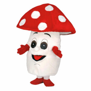 Mascotte de Champignon Rouge