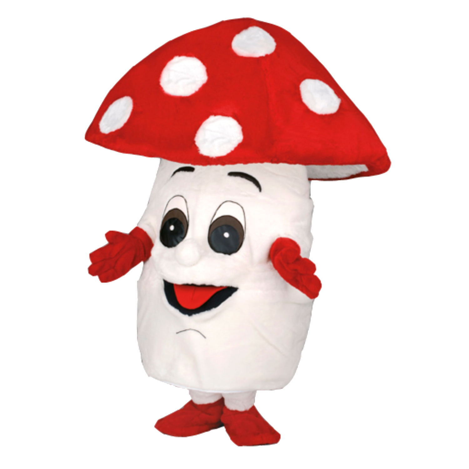 Mascotte de Champignon Rouge