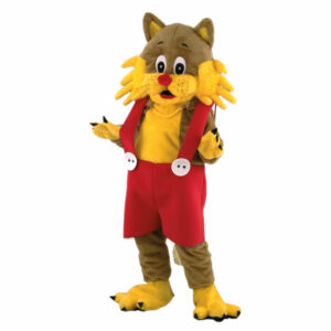 Mascotte de Chat Cartoon