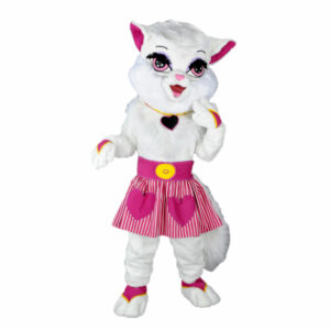 Mascotte de Chatte Blanche