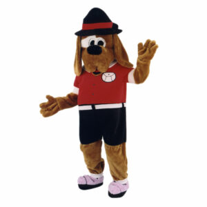 Mascotte de Chien Basset