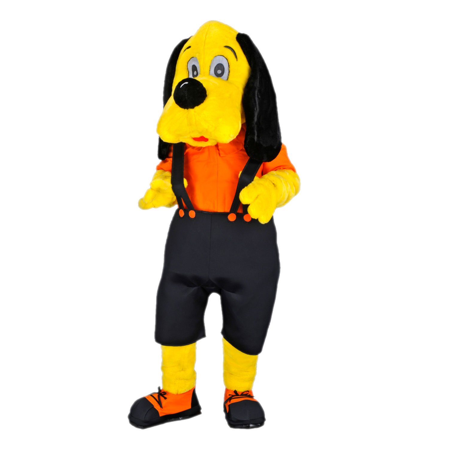 Mascotte de Chien Jaune