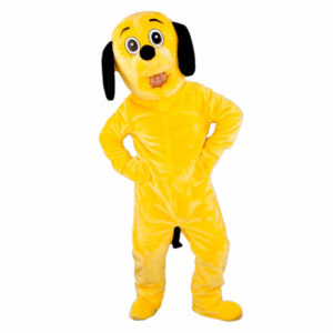 Mascotte de Chien Jaune