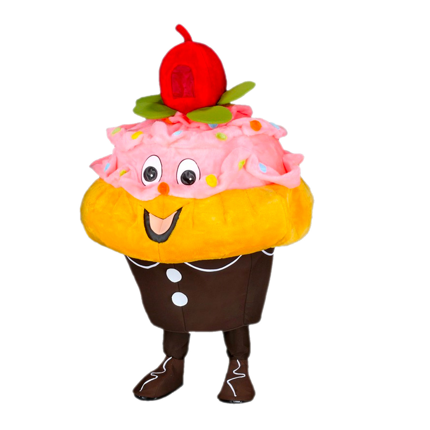 Mascotte de Cupcake Vanille