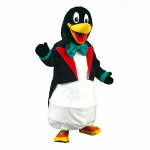 Mascotte de Pingouin en smoking