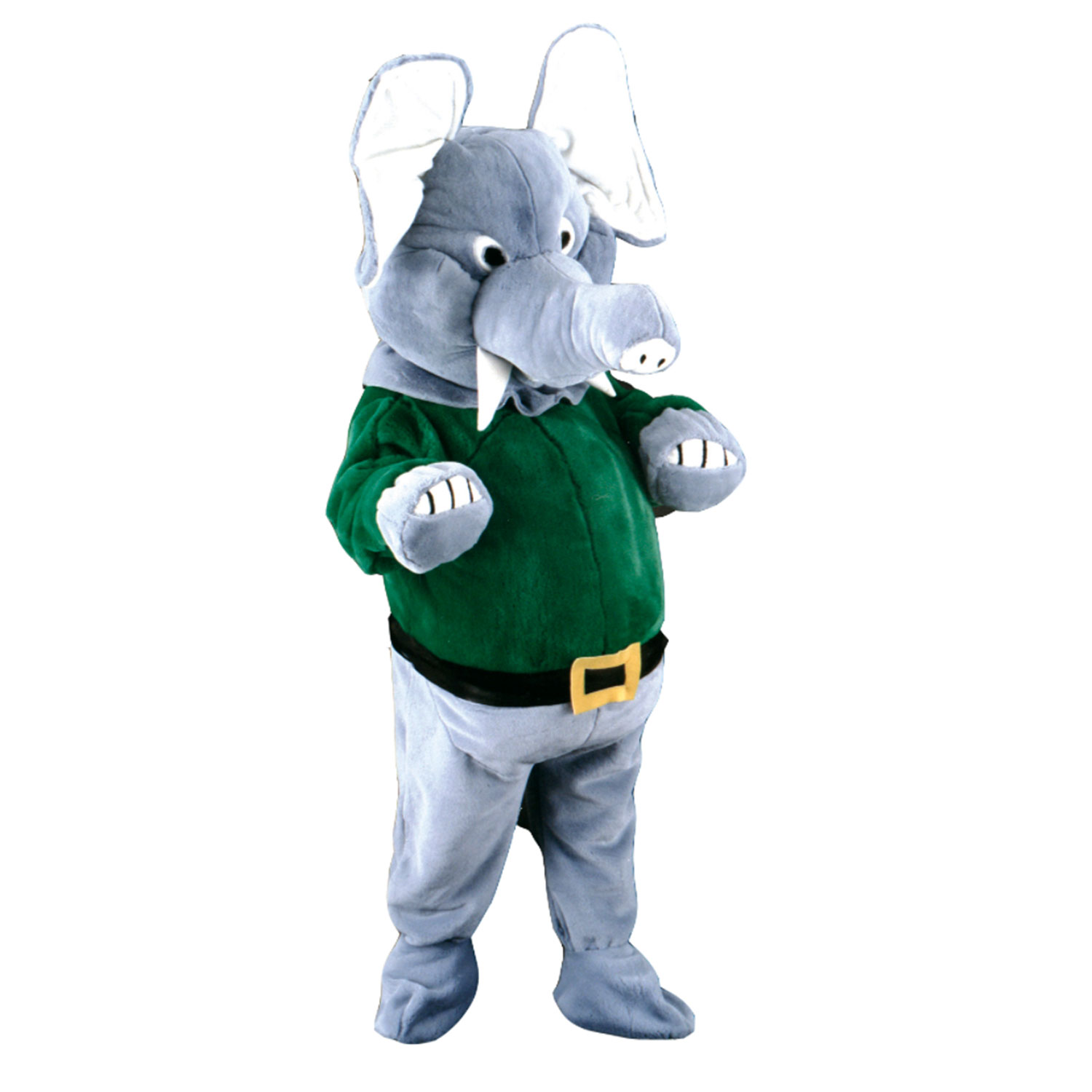 Mascotte Eléphant Vert