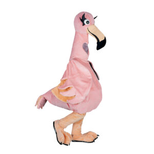 Mascotte de Flamant Rose