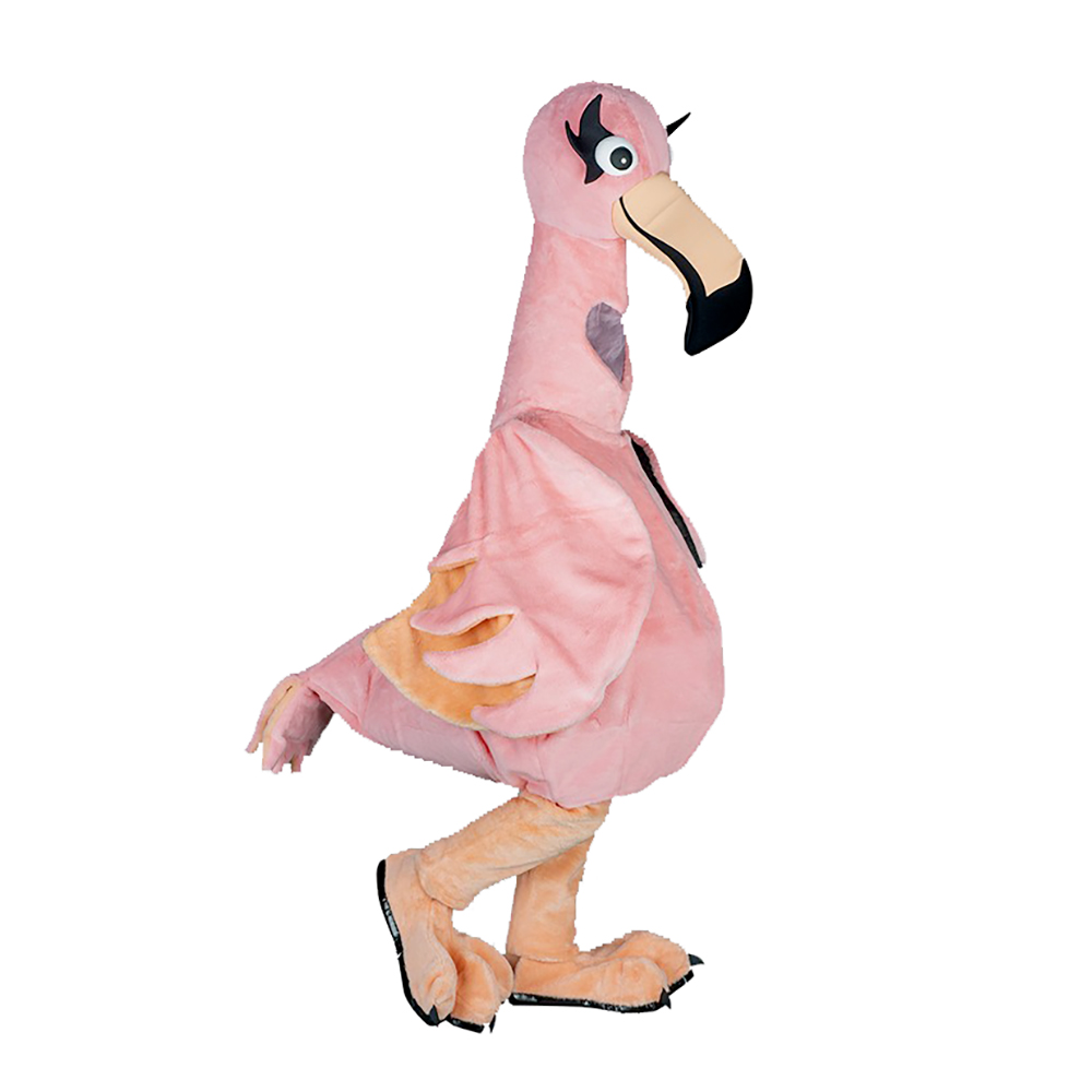 Mascotte de Flamant Rose