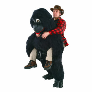 Mascotte Gorille qui porte