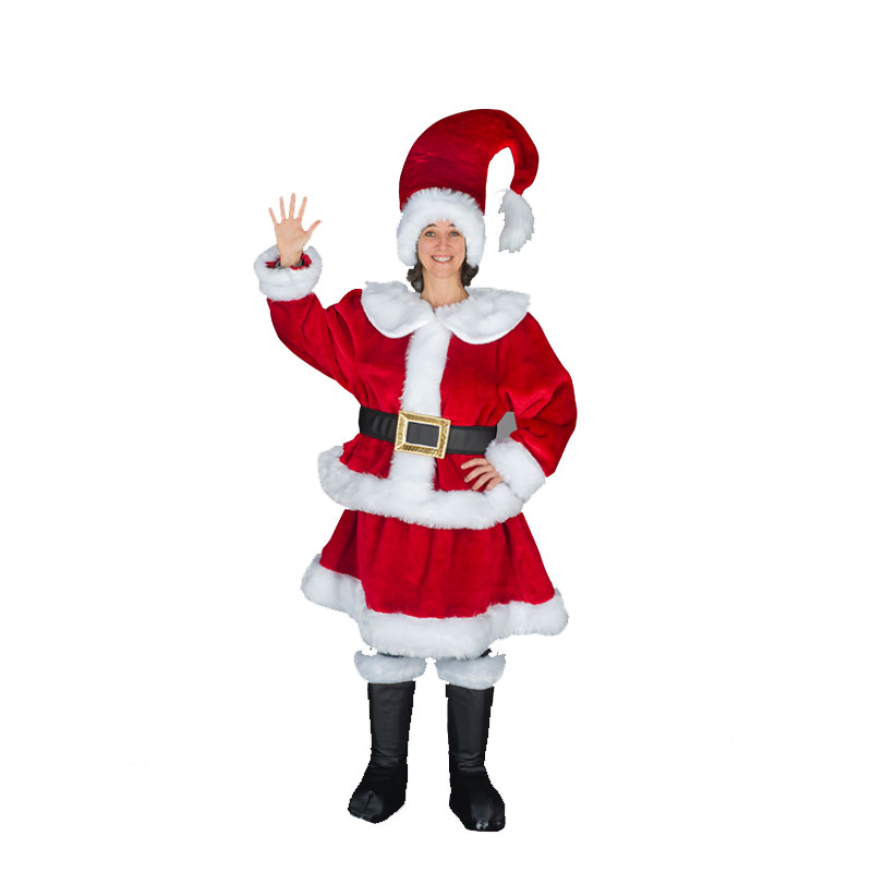 Mascotte de Mère Noël Jupe