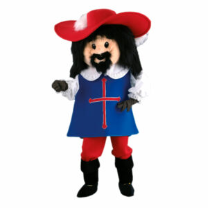 Mascotte de Mousquetaire Brun