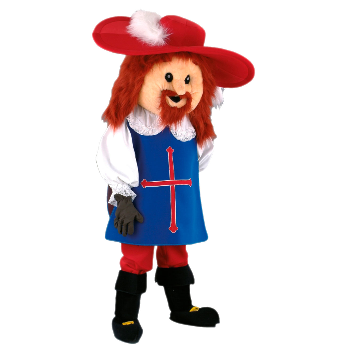 Mascotte de Mousquetaire Roux