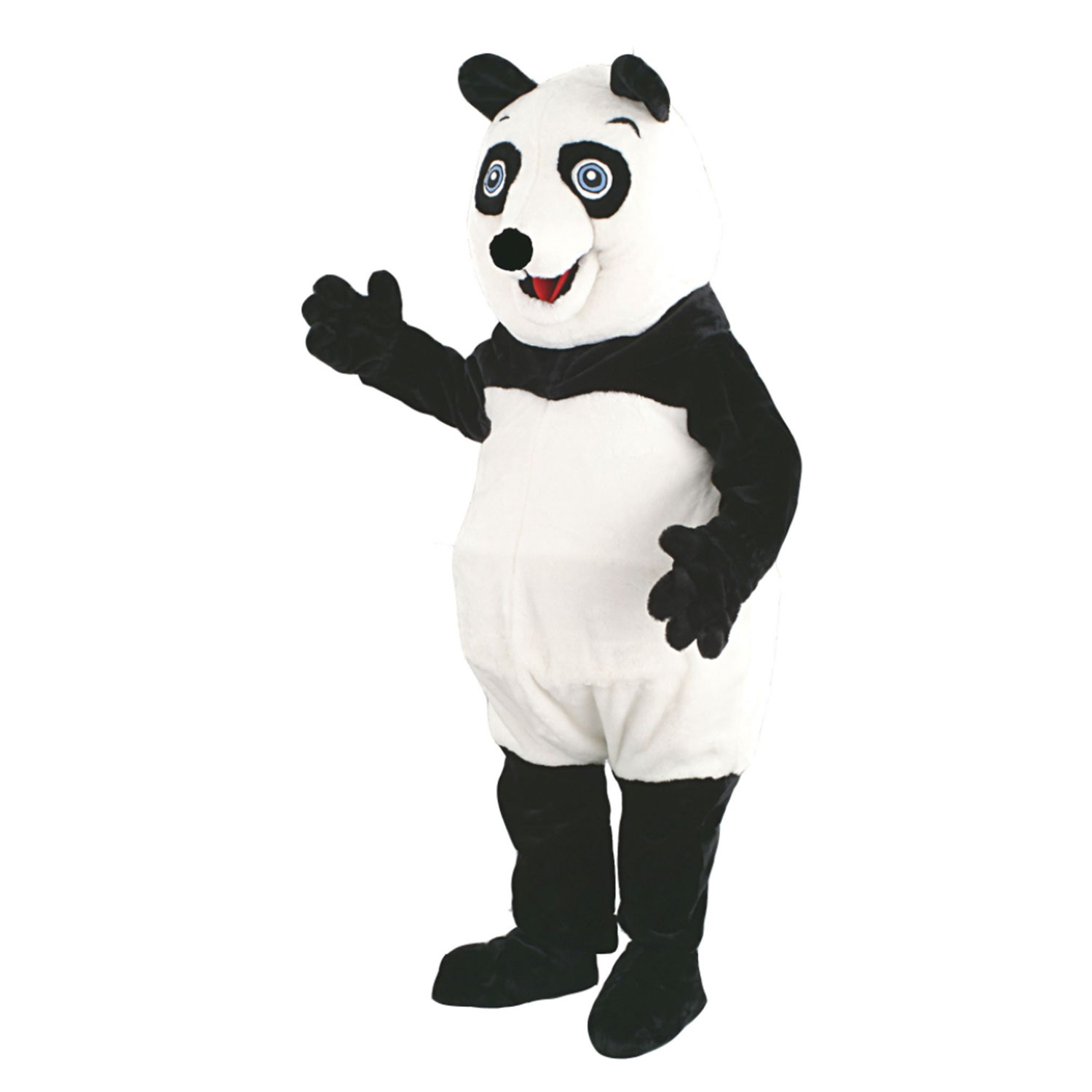 Mascotte de Panda Yeux Bleus