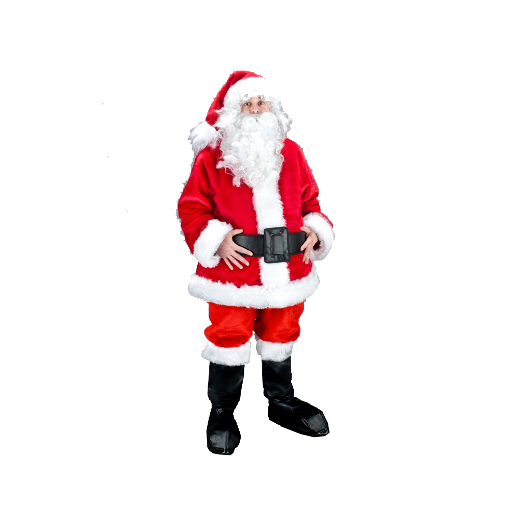 Mascotte de Père Noël Américain