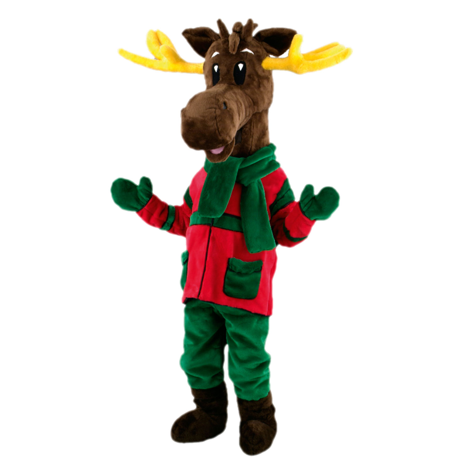 Mascotte d'Elan père Nöel