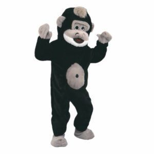 Mascotte de Singe Noir