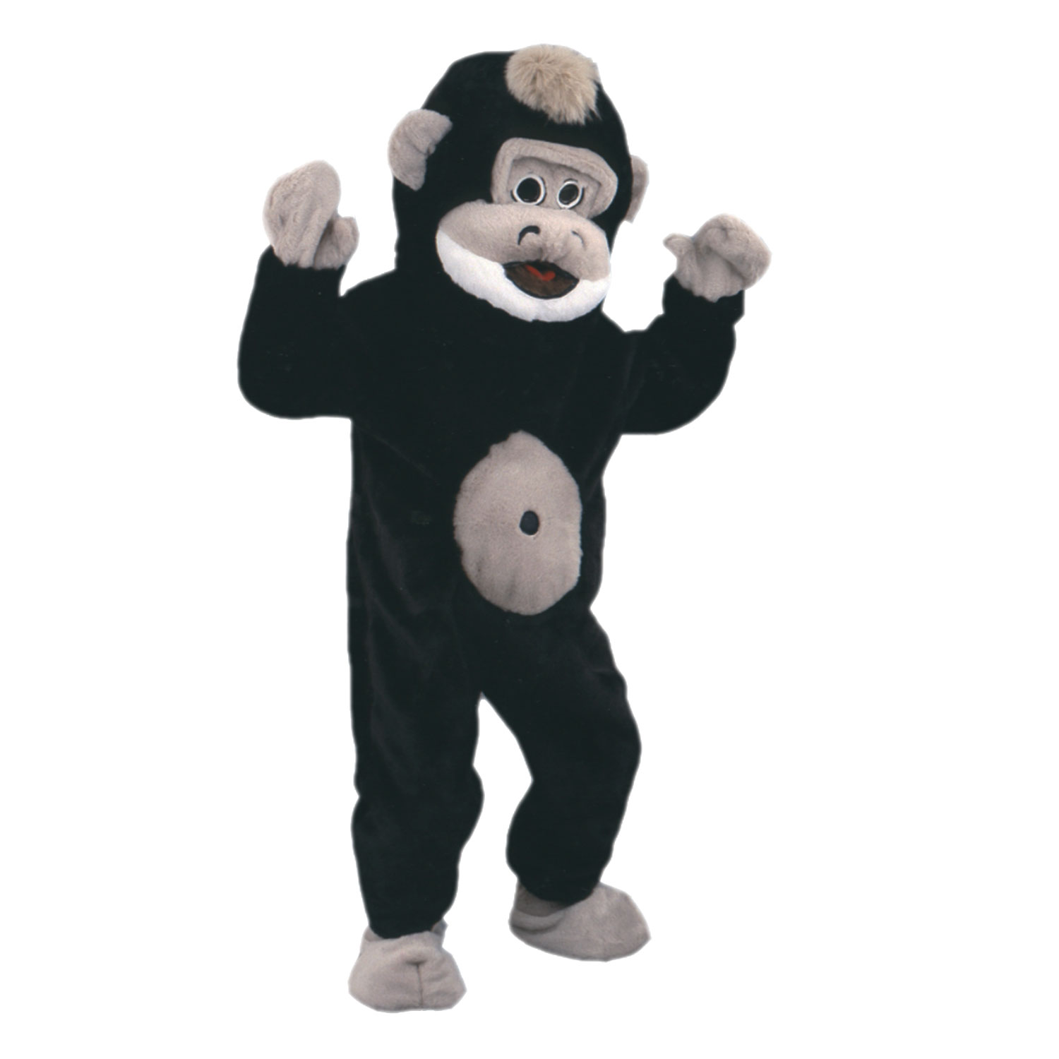 Mascotte de Singe Noir