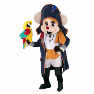 Mascotte de Souris Pirate